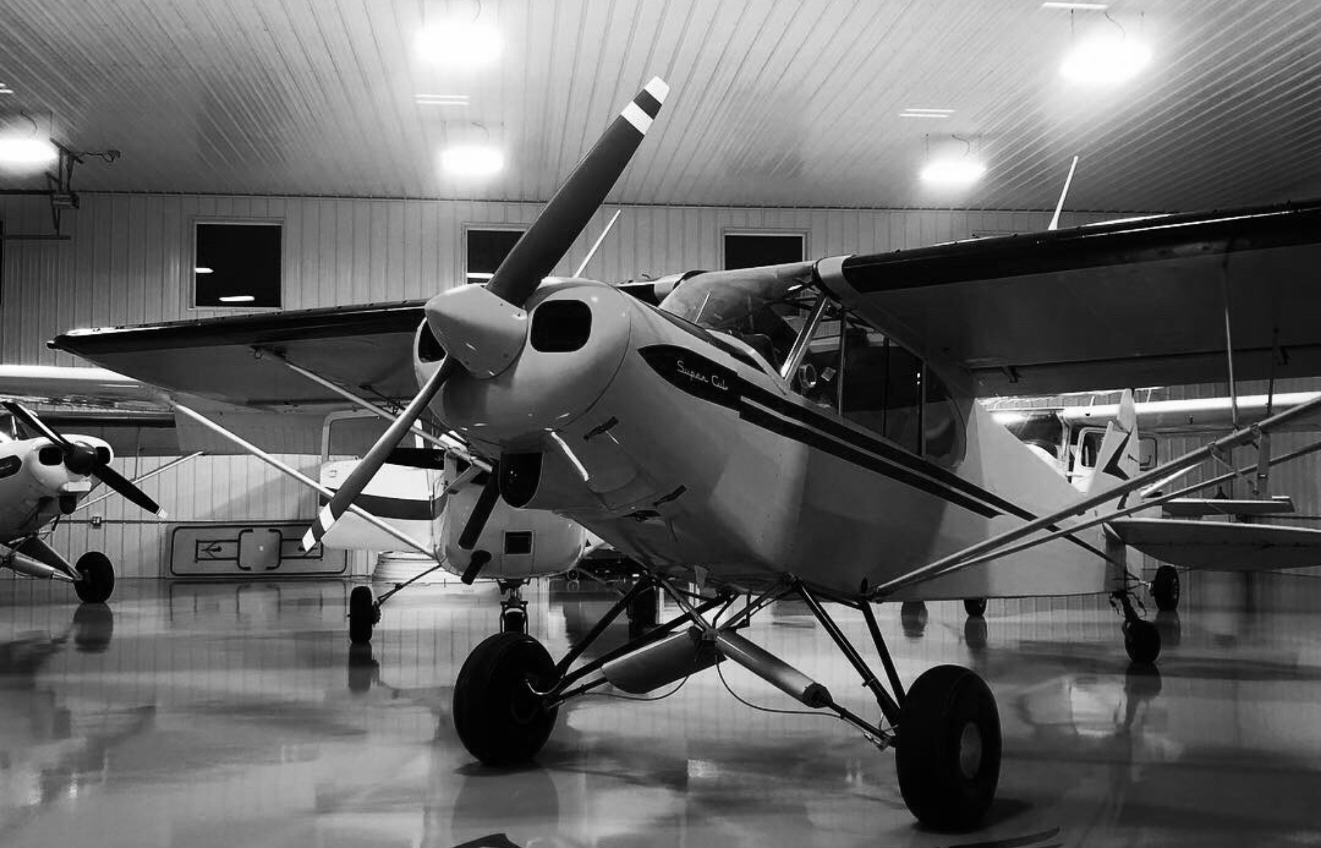 Plane in Hanger